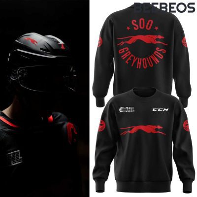 Soo Greyhounds Back In Black 2024 Sweatshirt